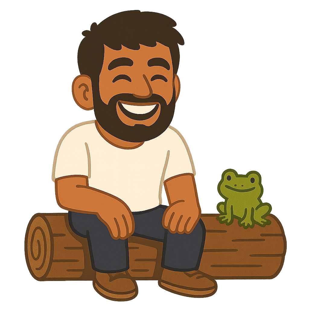 Cartoon avatar peeking
