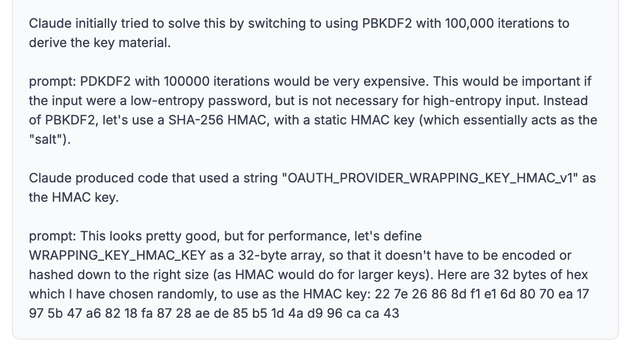 Screenshot of clean-looking AI-generated code that contains a subtle bug - demonstrating how AI code can look correct but embed wrong assumptions